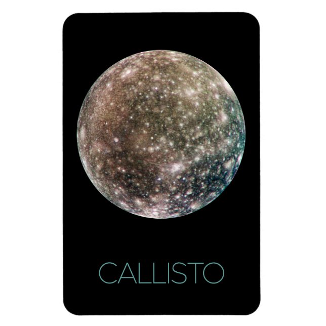 Magnet Flexible Espace Extérieur, Cosmos, Système Solaire, Moon Ca (Vertical)
