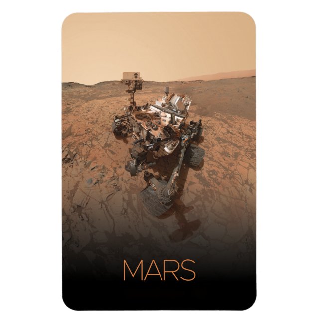 Magnet Flexible Espace Extérieur, Système Solaire, Planète Mars, C (Vertical)