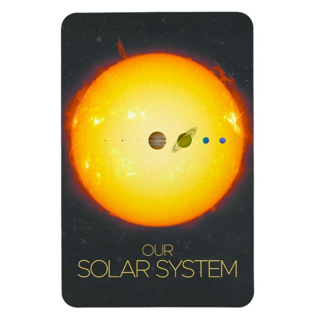 Magnet Flexible Espace extra-atmosphérique, Système solaire, Solei (Vertical)