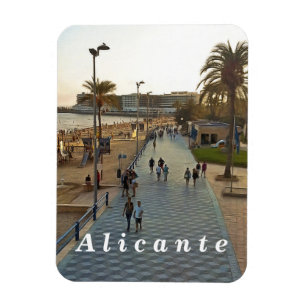 Magnet Flexible Espagne. Alicante. n° 6.