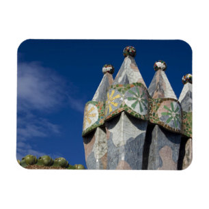 Magnet Flexible Espagne, Catalogne, Barcelone. Casa Batllo (1906).