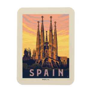 Magnet Flexible Espagne   Familia Sagrada
