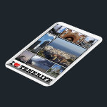 Magnet Flexible Espagne - Îles Canaries - Tenerife - I Love - Magn<br><div class="desc">Vous y trouverez le souvenir de vos vacances. Cette catégorie contient des souvenirs de nombreux endroits dans : Europe - Espagne - Îles Canaries - Tenerife - Père Noël Cruz de Tenerife - I Love. Amaze amis et parents avec les souvenirs uniques de votre grand voyage! Essayez-nous !</div>