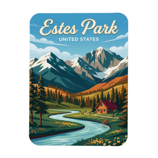 Magnet Flexible Estes Park Colorado (Vertical)