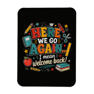 Magnet Flexible Et voilà, retour à l'école