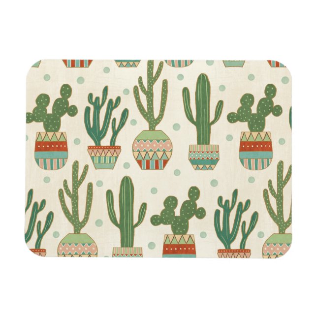 Magnet Flexible Étape Geo Sud-Ouest | Motif Cactus (Horizontal)