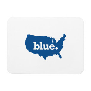 Magnet Flexible États américains bleus