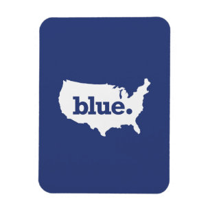 Magnet Flexible États américains bleus