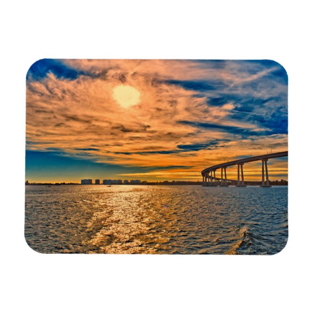 Magnet Flexible États-Unis, CA, San Diego-Coronado Bay Bridge (Horizontal)