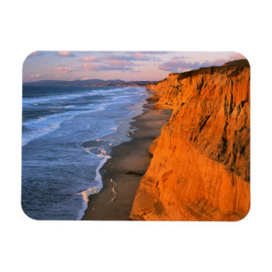 Magnet Flexible États-Unis, Californie, Falaises à la plage d'État