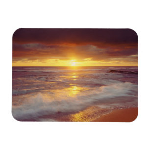 Magnet Flexible États-Unis, Californie, San Diego. Plage de Sunset