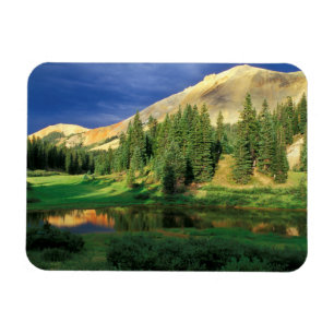 Magnet Flexible États-Unis, Colorado. Red Mountain au coucher du s