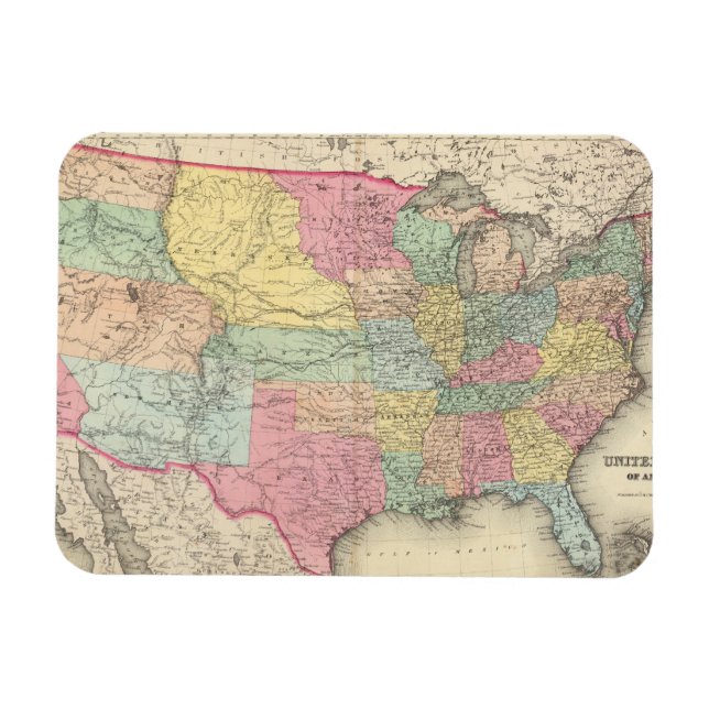 Magnet Flexible États-Unis D'Amérique (Horizontal)