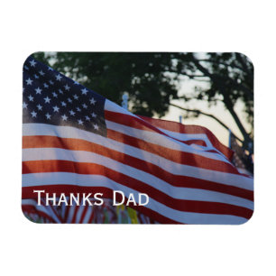 Magnet Flexible États-Unis d'Amérique commémoration de jour drapea