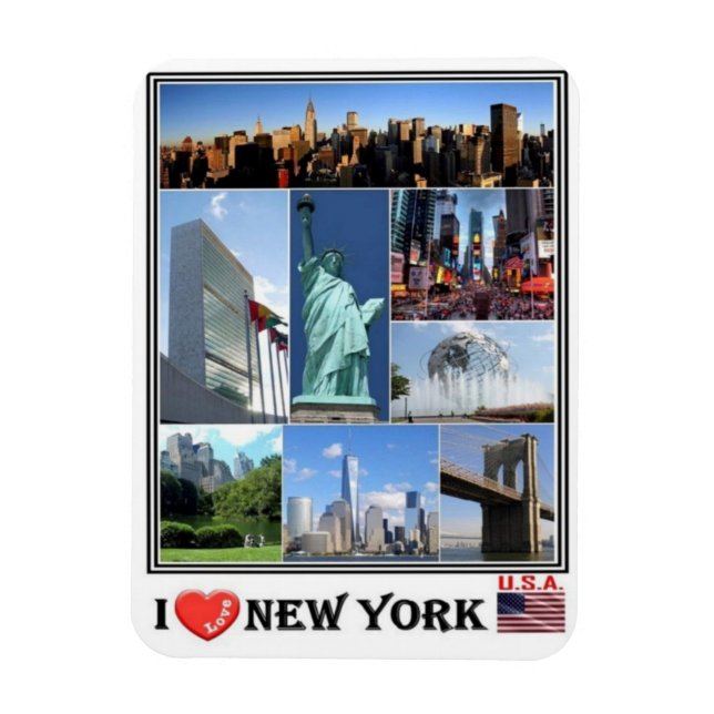 Magnet Flexible États-Unis - États-Unis d'Amérique - New York - (Vertical)