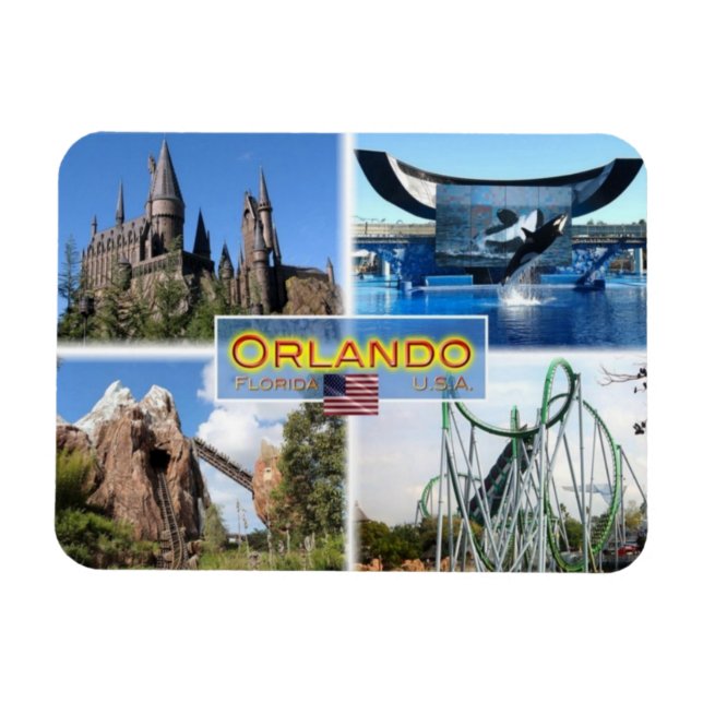 Magnet Flexible États-Unis - États-Unis d'Amérique - Orlando - Flo (Horizontal)