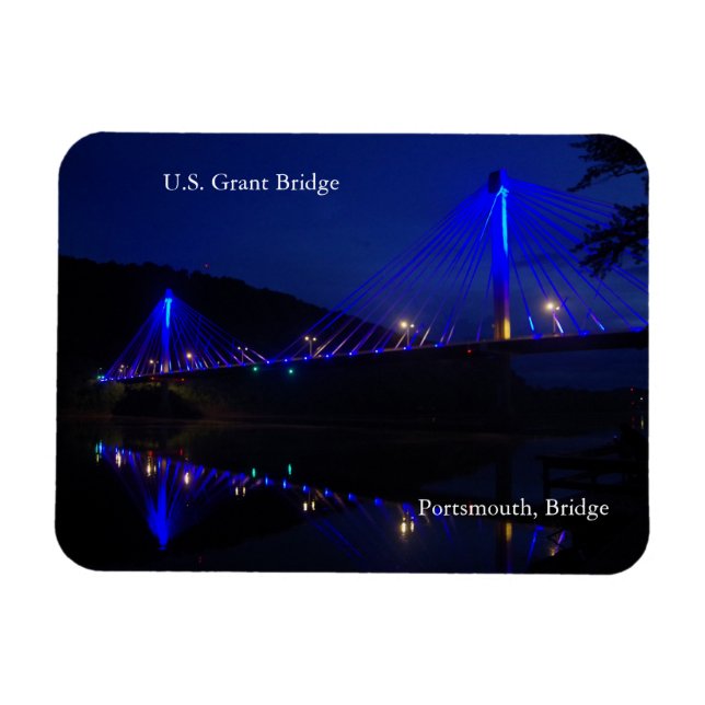 Magnet Flexible États-Unis Grant Bridge aimant (Horizontal)