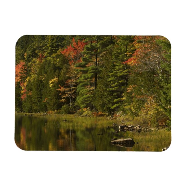 Magnet Flexible États-Unis; Maine; Parc national d'Acadia. Reflets (Horizontal)