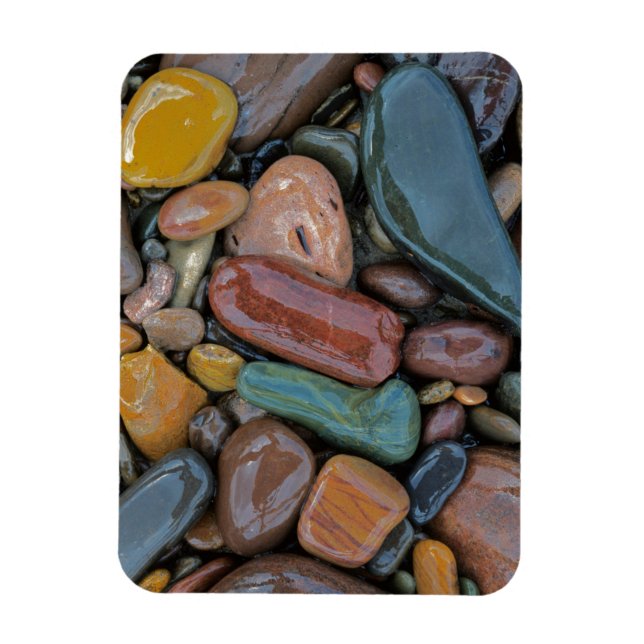 Magnet Flexible États-Unis, Montana, Clark Fork River, Pierres (Vertical)