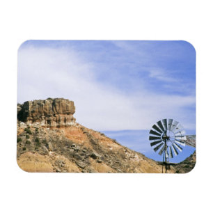 Magnet Flexible ÉTATS-UNIS, Texas Moulin à vent et falaises de Pal