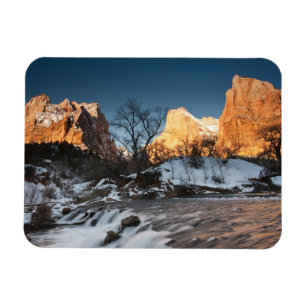 Magnet Flexible États-Unis, Utah, parc national de Zion. Lever de