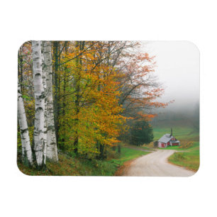 Magnet Flexible États-Unis, Vermont. Maison À Sucre Près De La 