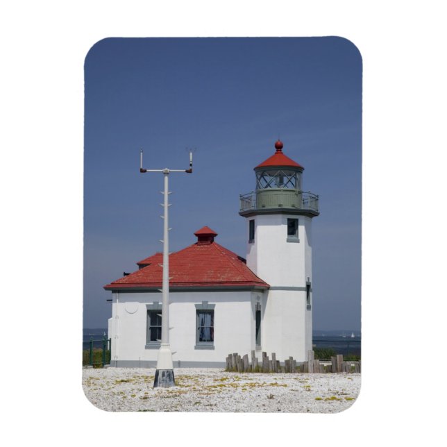 Magnet Flexible États-Unis, Washington, Seattle, Alki Point Lighth (Vertical)