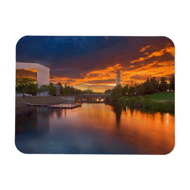 Magnet Flexible États-Unis, Washington, Spokane, Riverfront Park (Horizontal)