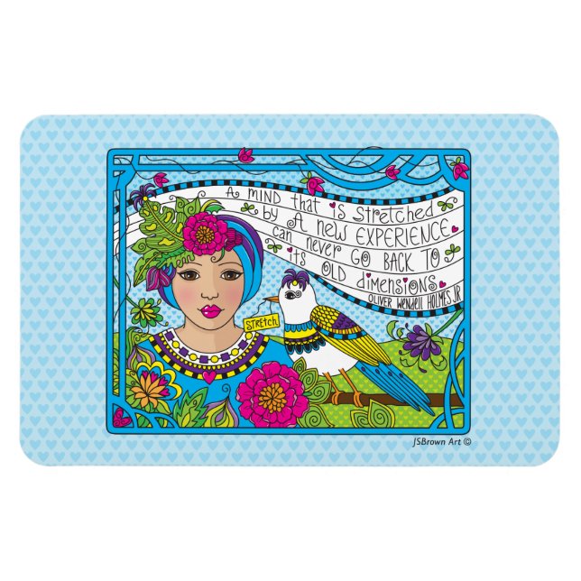 Magnet Flexible Étendez votre aimant Mind_Flexible 6"x4" (Horizontal)