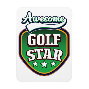 Magnet Flexible Étoile de golf géniale