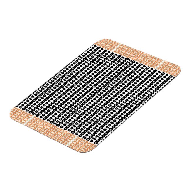 Magnet Flexible Étonnant noir et blanc Abstrait points Arrière - p (Côté Gauche)
