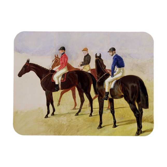 Magnet Flexible Étude de trois fissures de Steeplechase : Allen Mc (Horizontal)