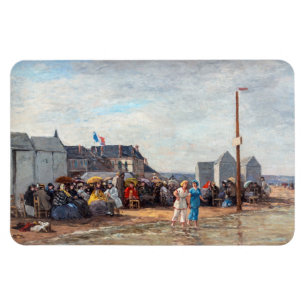 Magnet Flexible Eugene Boudin - L'heure du bain à Trouville