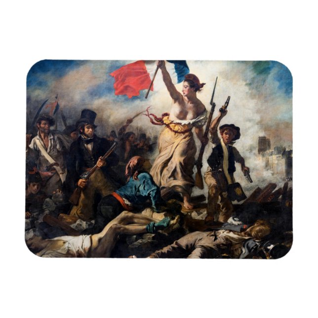 Magnet Flexible Eugene Delacroix - La Liberté guidant le peuple (Horizontal)