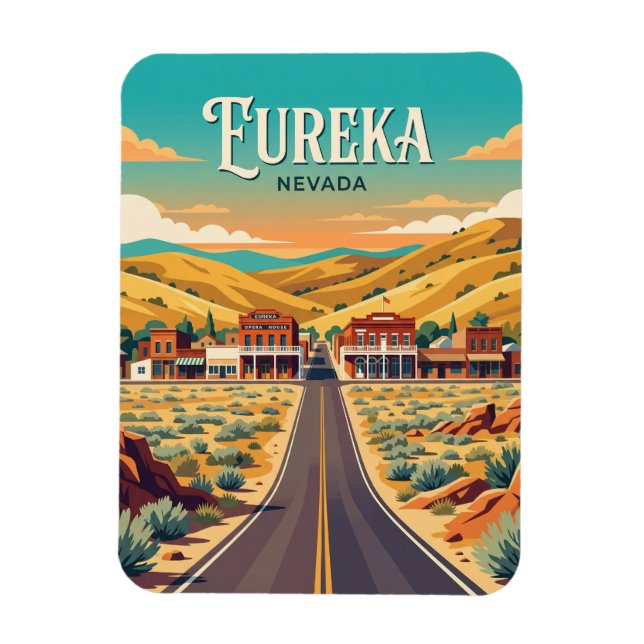 Magnet Flexible Eureka USA (Vertical)