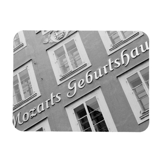 Magnet Flexible Europe, Autriche, Salzbourg. Lieu de naissance de  (Horizontal)