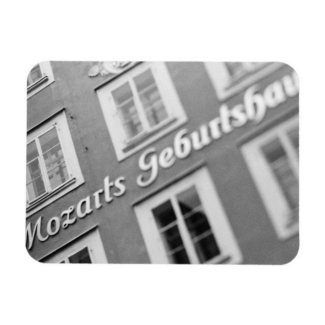 Magnet Flexible Europe, Autriche, Salzbourg. Lieu de naissance de  (Horizontal)