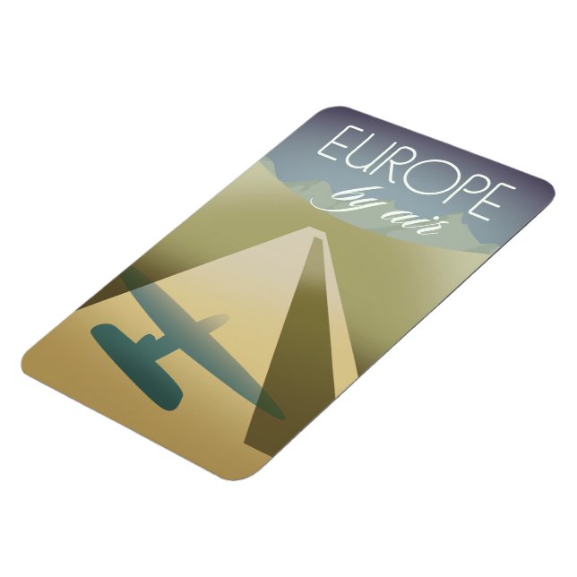 Magnet Flexible Europe en Avion (Côté Gauche)