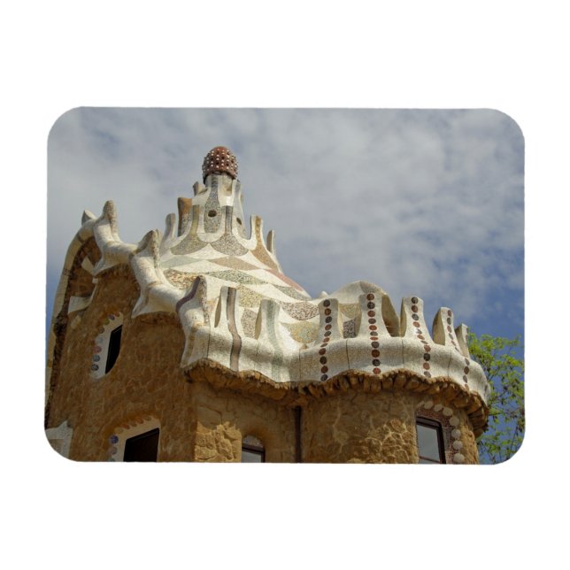 Magnet Flexible Europe, Espagne, Catalogne, Barcelone. Park Guell, (Horizontal)