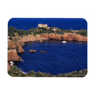 Magnet Flexible Europe, France, Theoule-sur-Mer. Un toit de tuiles