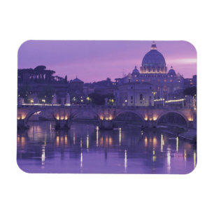 Magnet Flexible Europe, Italie, Rome. Saint-Pierre et Ponte Sant