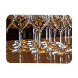 Magnet Flexible Europe, Italie, Toscane. Verres à vin dans une win