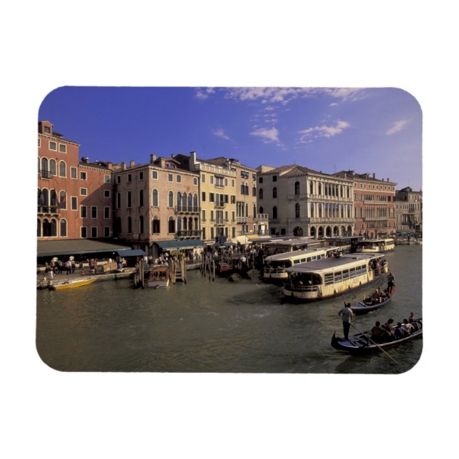 Magnet Flexible Europe, Italie, Venise, Circulation de bateaux par (Horizontal)