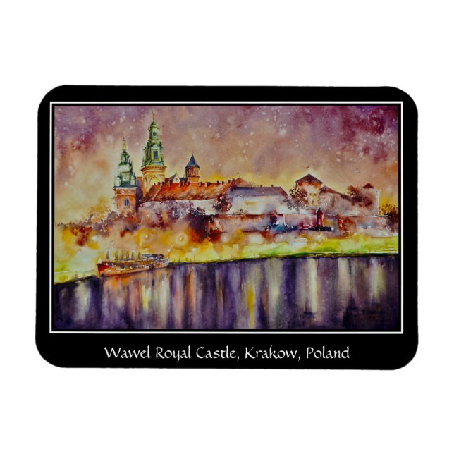 Magnet Flexible EVE Peint Wawel, Cracovie, Pologne (Horizontal)