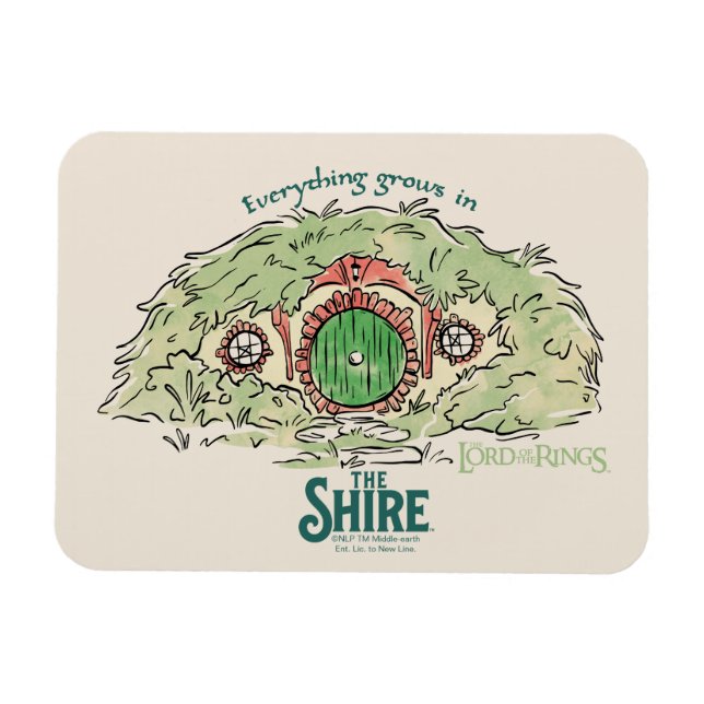 Magnet Flexible Everything Grows in THE SHIRE™ (Horizontal)