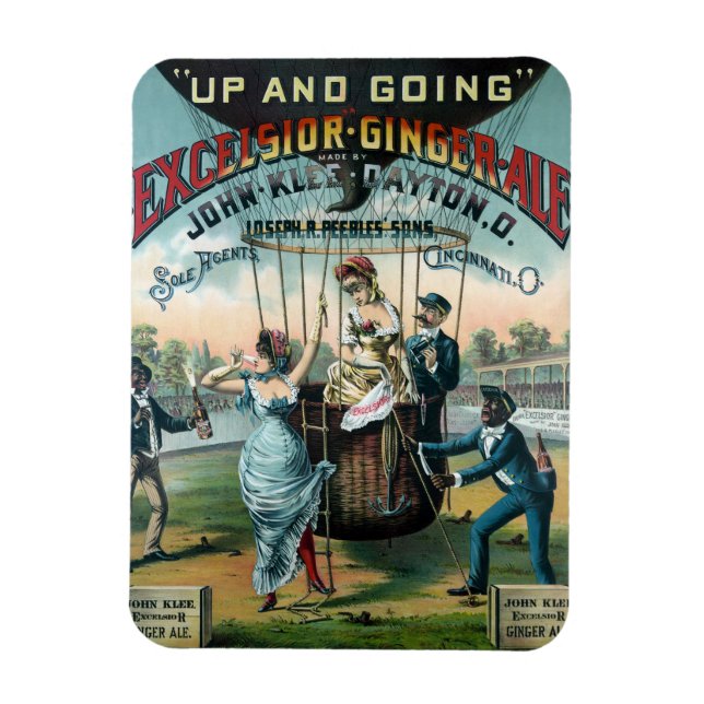 Magnet Flexible Excelsior Ginger Ale (Vertical)