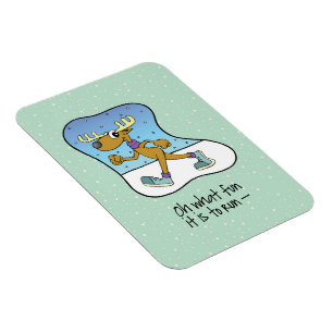 Magnet Flexible Exercice Reindeer Noël