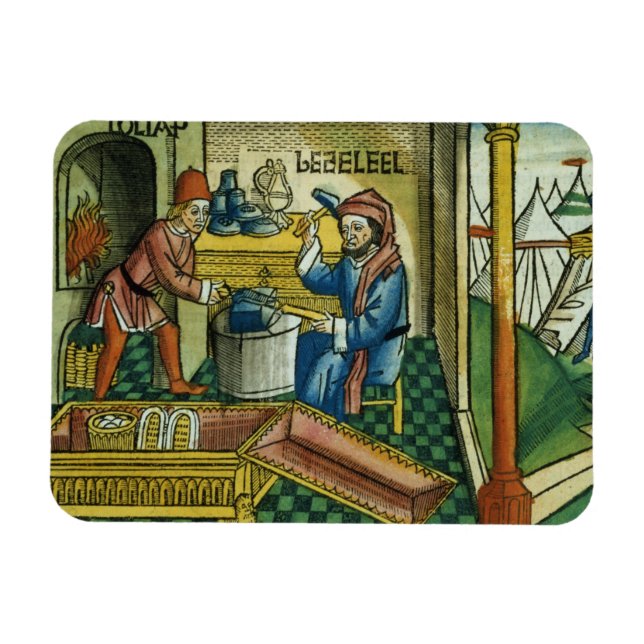 Magnet Flexible Exode 31 2-8 Bezalel et Oholiab faisant l'Arche o (Horizontal)