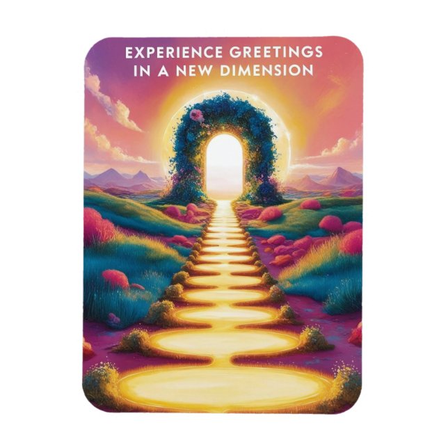 Magnet Flexible Expérience des salutations dans une nouvelle dimen (Vertical)