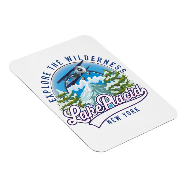 Magnet Flexible Explorer la nature, lac placide (Côté Droit)
